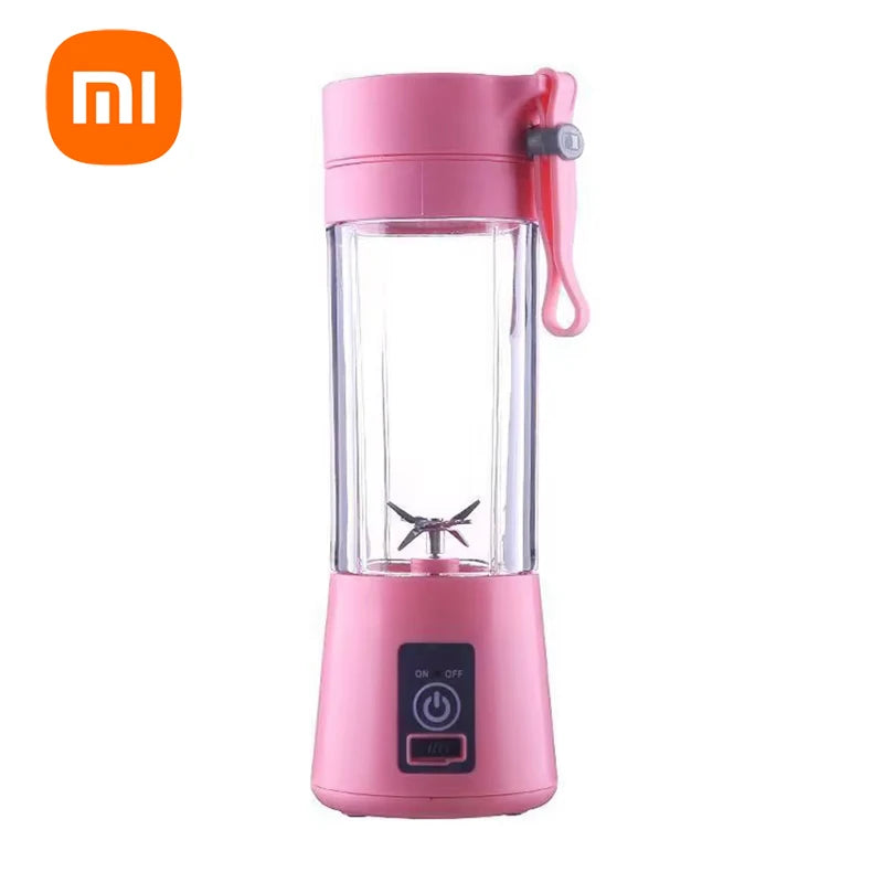 Xiaomi 380Ml Portable Electric Fruit Juicer Home USB Rechargeable Smoothie Maker Blenders Machine Sports Bottle Juicingcup