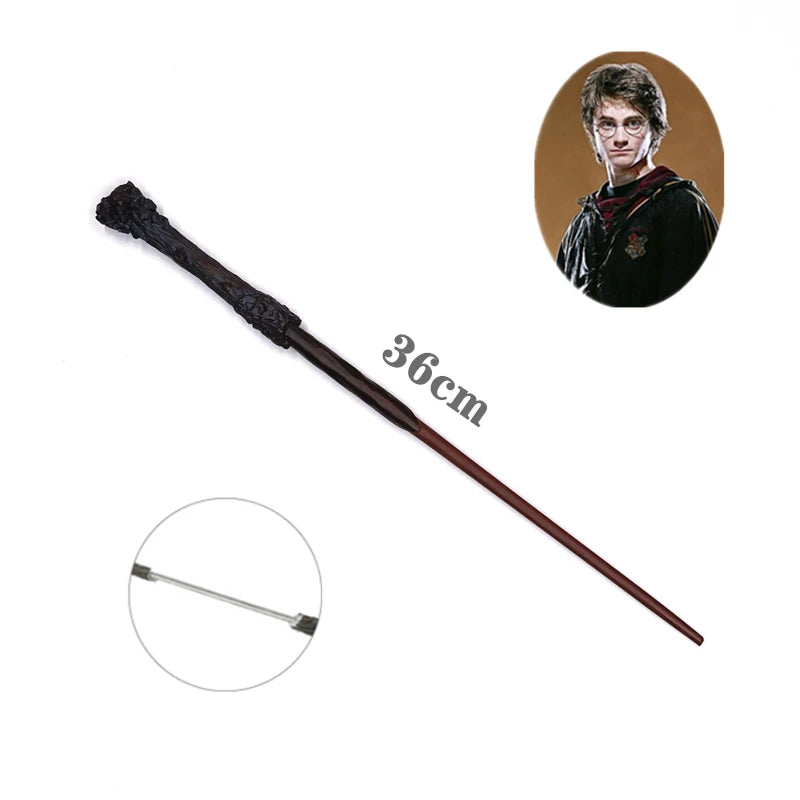 Metal Core Wand - Harry Potter Hermione Granger Cosplay, Premium Gift Box Packaging, Ideal for Children's Toys and Birthday Gifts