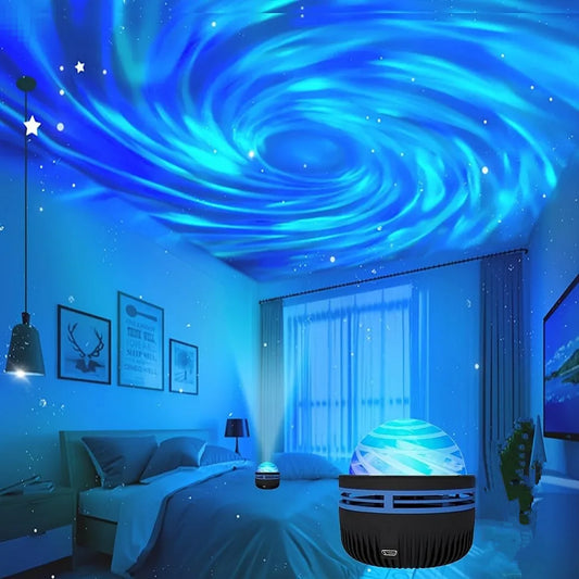 LED Galaxy Projector Light - Colorful Sky Projector for Bedroom Night Light, Kids Room Decor, and Christmas Party