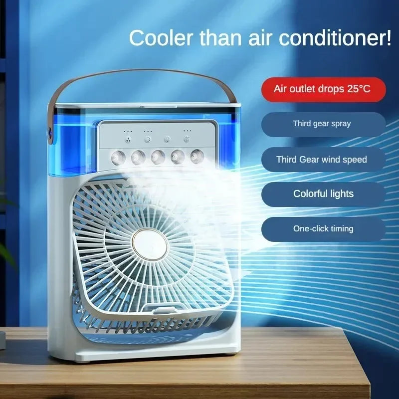 Portable Humidifier Fan, Mini Air Conditioner