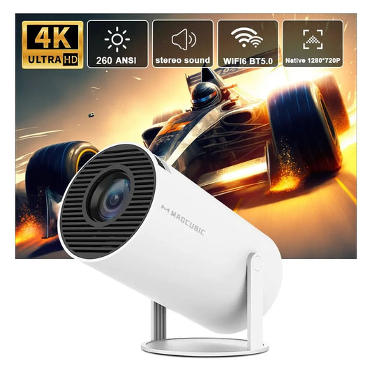 Magcubic Projector HY300 Pro - 4K Android 11, Dual WiFi6, 260ANSI, Allwinner H713, BT5.0, 1080P Home Cinema Projector