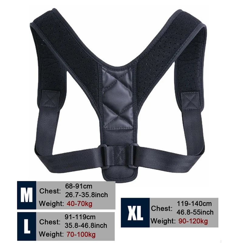 Back Posture Correction Belt - Hunchback Prevention & Sitting Posture Correction