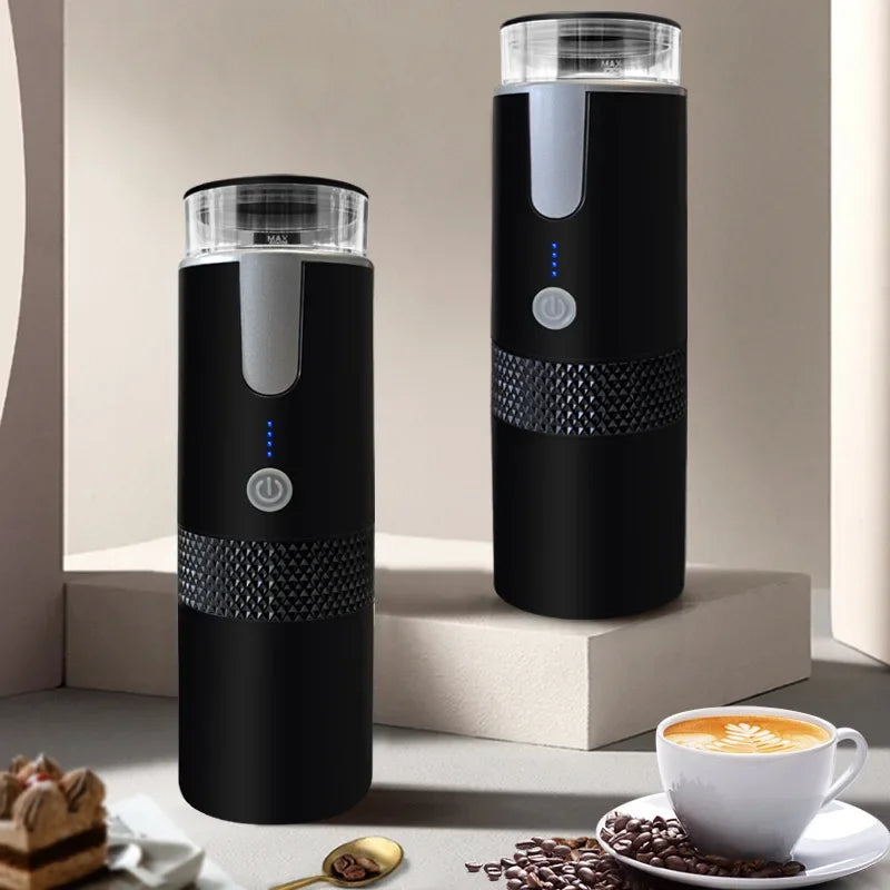 New Coffee Maker - Electric Brewer for Ground Coffee & Capsules, Portable Machine