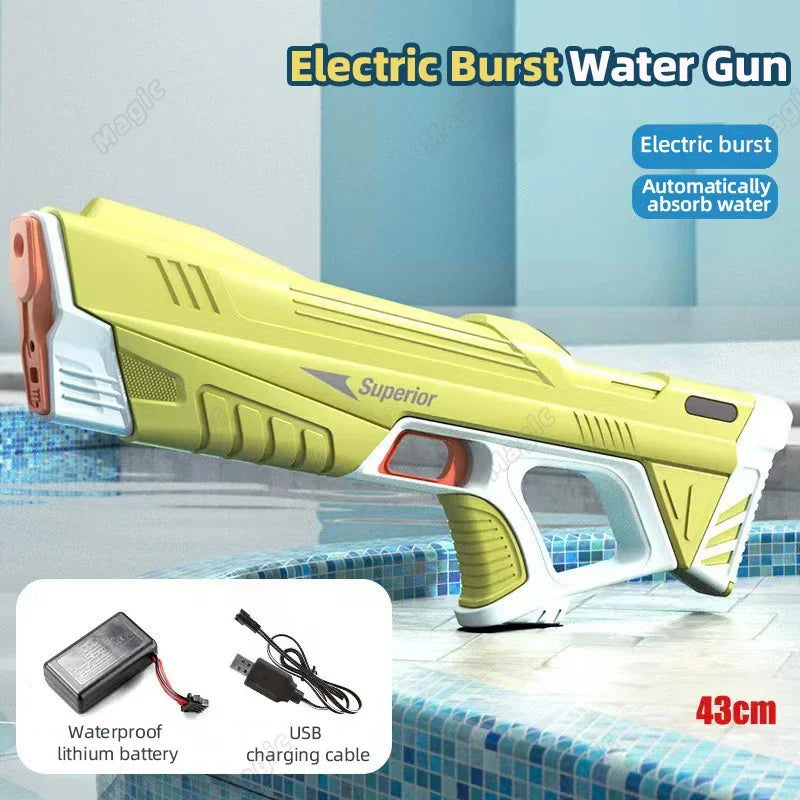 Summer Bursts Electric Water Gun Children's High-pressure Strong Charging Energy Water Automatic Water Spray New Children's Toys