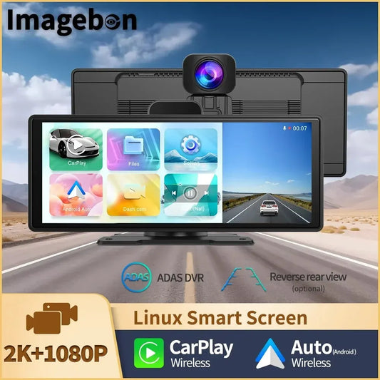 Imagebon K9 Dash Cam with Apple CarPlay & Android Auto